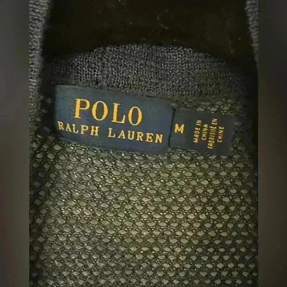 Beautiful POLO Ralph Lauren linen blend blue long cardigan size M (SKU C114) - Picture 5 of 7